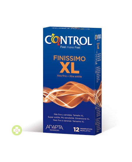 CONTROL FINISSIMO XL PRESERVATIVOS 12 UNIDADES