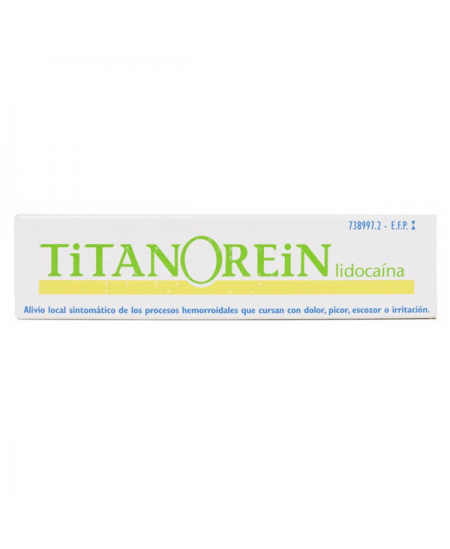 TITANOREIN LIDOCAINA CREMA RECTAL 1 TUBO 20 G