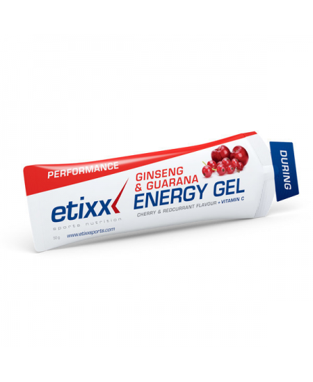 ETIXX ENERGY GEL GUARANA CRANBERRY 1 ENVASE 50 G