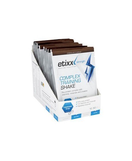 ETIXX RECOVERY SHAKE 12 ENVASES 50 G SABOR CHOCOLATE